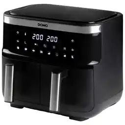 Bol.com DOMO DO537FR - Deli-fryer 'double fry zone' - 2x 4 L - 2850 W aanbieding
