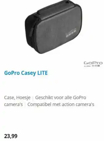 Coolblue GoPro Casey LITE aanbieding