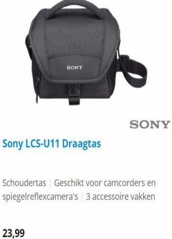 Coolblue Sony LCS-U11 Draagtas aanbieding