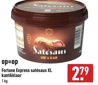 ALDI Fortune Express satesaus XL kant&klaar 1kg aanbieding