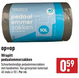 ALDI Wrapitt pedaalemmerzakken aanbieding