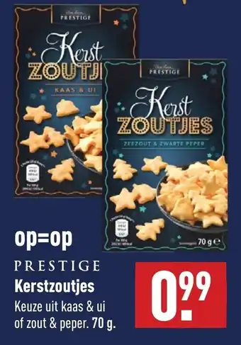 ALDI Kerstzoutjes 70g aanbieding