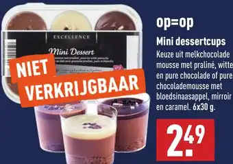 ALDI Mini dessertcups aanbieding