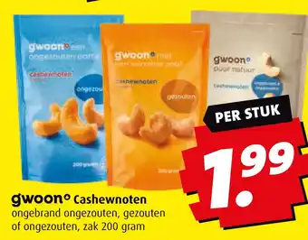 Boni gwoonº Cashewnoten aanbieding