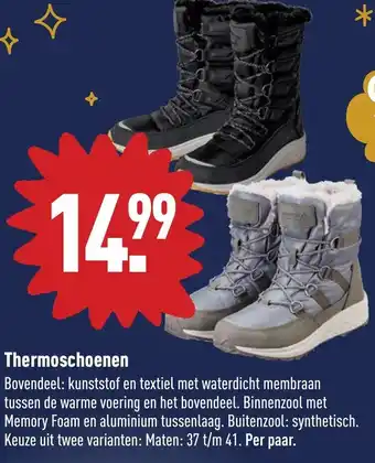 ALDI Thermoschoenen aanbieding