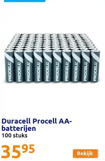 Action Duracell Procell AA-batterijen aanbieding