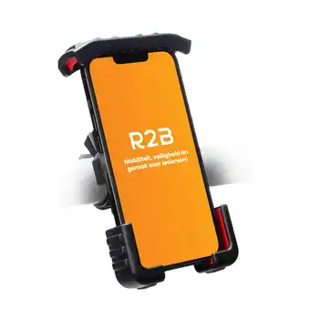 ANWB R2B Robuuste Telefoonhouder Fiets & Motor Zwart aanbieding