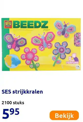 Action SES strijkkralen aanbieding