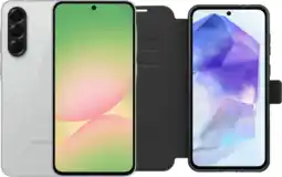 Coolblue Samsung Galaxy A56 128GB Grijs 5G + BlueBuilt Book Case Zwart aanbieding