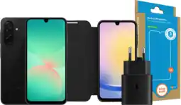 Coolblue Samsung Galaxy A26 128GB Zwart 5G + Compleet Accessoirepakket aanbieding
