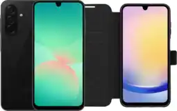 Coolblue Samsung Galaxy A26 128GB Zwart 5G + BlueBuilt Book Case Zwart aanbieding