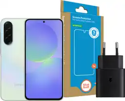 Coolblue Samsung Galaxy A36 256GB Groen 5G + Basis Accessoirepakket aanbieding