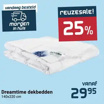 Beddenreus Dreamtime dekbedden 140x220 cm aanbieding