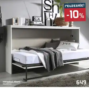 Beddenreus Inklapbed Albero aanbieding