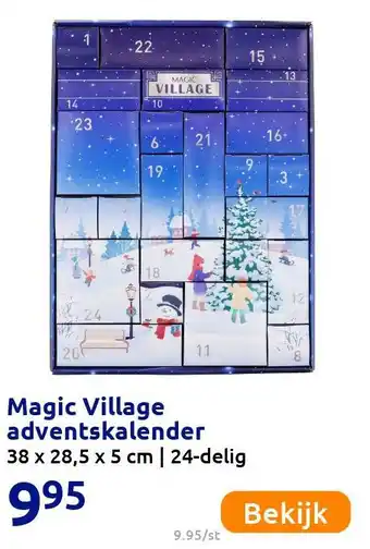 Action Magic Village adventskalender aanbieding