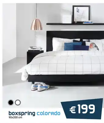 Beddenreus boxspring colorado aanbieding