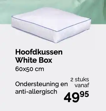 Beter Bed Hoofdkussen White Box aanbieding