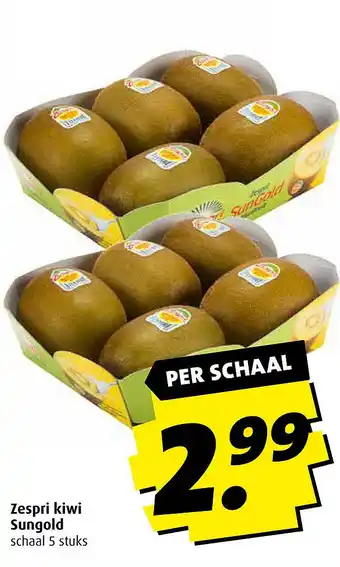 Boni Zespri kiwi Sungold aanbieding