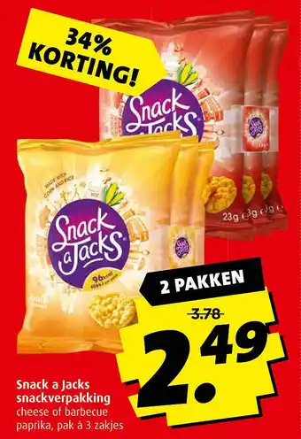 Boni Snack a Jacks snackverpakking aanbieding