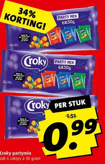 Boni Croky partymix aanbieding