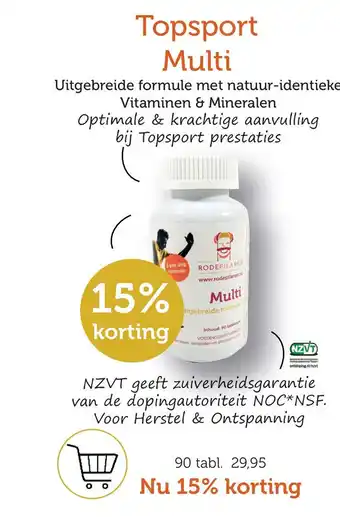 De Rode Pilaren Topsport Multi aanbieding