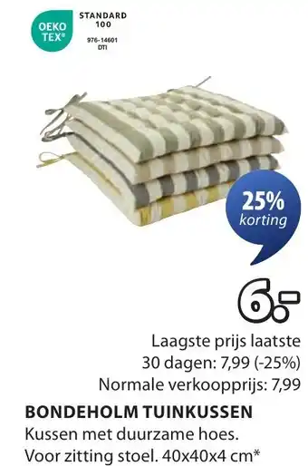 Jysk Bondeholm tuinkussen aanbieding