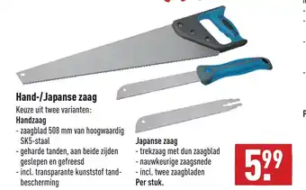 ALDI Hand-/Japanse zaag 508mm aanbieding