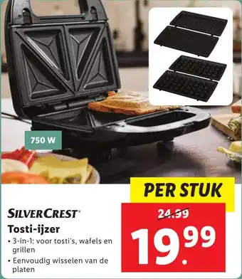 Lidl Silvercrest Tosti-ijzer aanbieding