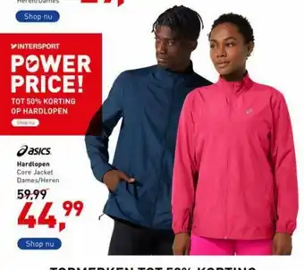 Intersport Hardlopen Core Jacket Dames/Heren aanbieding