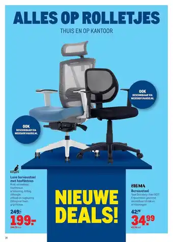 Makro Sigma Bureaustoel type secretary chair SC17 aanbieding