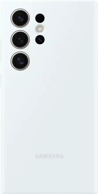 Coolblue Samsung Galaxy S24 Ultra Siliconen Back Cover Wit aanbieding