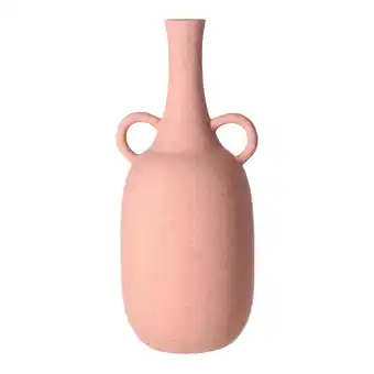 Van Cranenbroek Vaas keramiek roze 39cm NC aanbieding