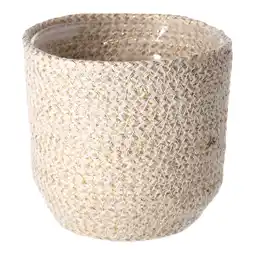 Van Cranenbroek Mand wit 14x14cm aanbieding