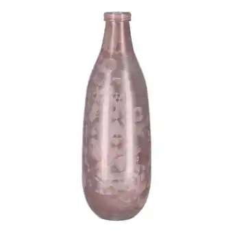 Van Cranenbroek Vaas glas 15x40cm roze nc aanbieding