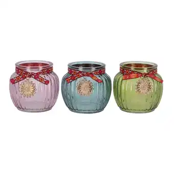 Van Cranenbroek Windlicht glas 10cm 4ass aanbieding