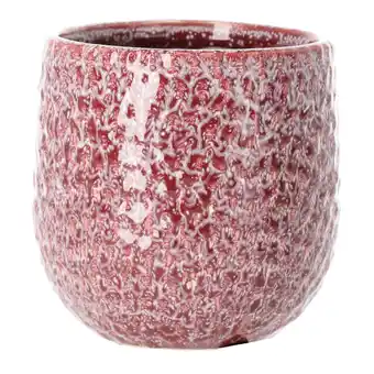 Van Cranenbroek Pot keramiek roze 12x11cm nc aanbieding