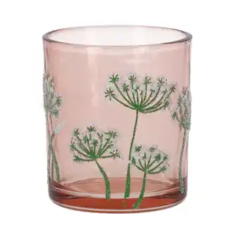 Van Cranenbroek Theelichthouder glas bloemen 8cm aanbieding