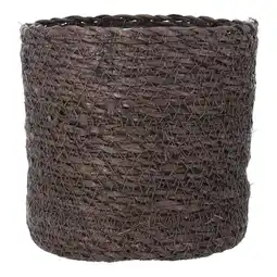 Van Cranenbroek Mand grijs - h14xd14cm aanbieding
