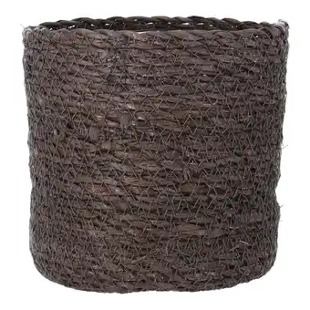 Van Cranenbroek Mand grijs - h14xd14cm aanbieding