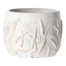 Van Cranenbroek Pot cement goud 14x11cm nc aanbieding