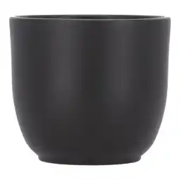 Van Cranenbroek Pot Tusca rond zwart mat 9x10cm aanbieding