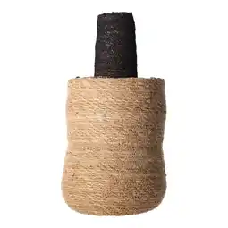 Van Cranenbroek Mand zeegras 24x46cm natural black nc aanbieding