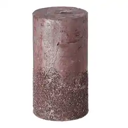 Van Cranenbroek Kaars 70x130mm sand rood aanbieding