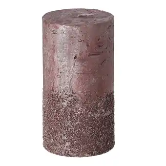 Van Cranenbroek Kaars 70x130mm sand rood aanbieding