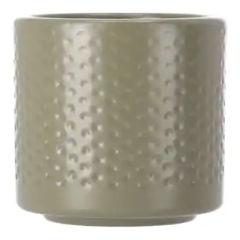 Van Cranenbroek Pot Era rond groen relief 7x7cm aanbieding