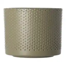 Van Cranenbroek Pot Era rond groen relief 10x12cm aanbieding