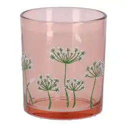 Van Cranenbroek Theelichthouder glas bloemen 10cm aanbieding