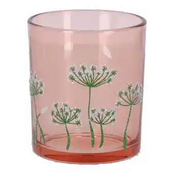 Van Cranenbroek Theelichthouder glas bloemen 10cm aanbieding