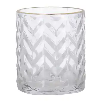 Van Cranenbroek Theelichthouder glas 8x8x10cm 2ass nc aanbieding