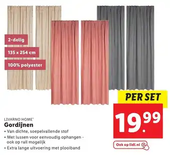 Lidl Livarno Home Gordijnen set aanbieding